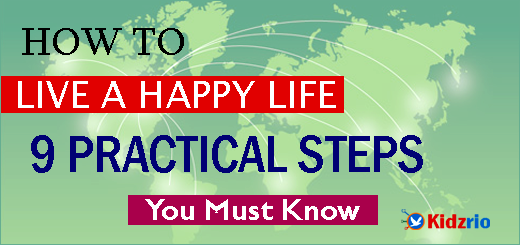 how to live a happy life