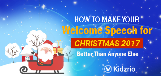 How To Make Your Welcome Speech For Christmas 2017 Better Than Anyone Else