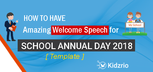 welcome speech for school annual day 2018