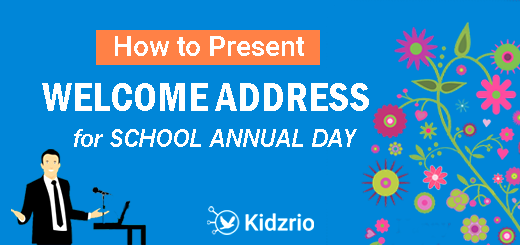 welcome Address for school annual Day