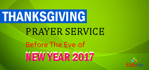 thanksgiving prayer service