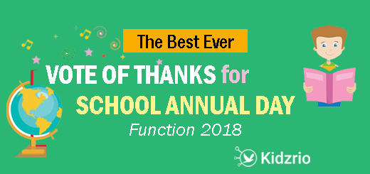 vote of thanks for school annual day function 2018
