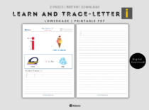 The Alphabets - Learn and Trace Letter i (Lowercase)