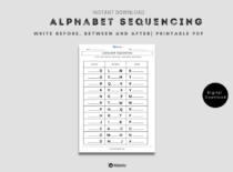 Alphabet Sequencing: Before, Between, and After