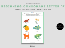 Beginning Consonant Letter "F"