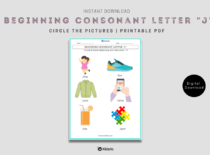 Beginning Consonant Letter "J"