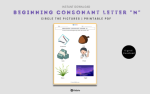 Beginning Consonant Letter "N"