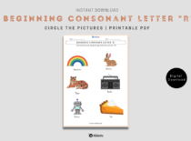 Beginning Consonant Letter "R"
