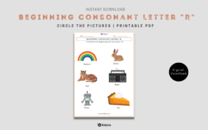 Beginning Consonant Letter "R"