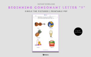 Beginning Consonant Letter "V"