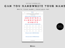 Can You Handwrite Your Name