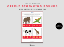 Circle Beginning Sounds with Letters