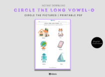 Circle the Long vowel O