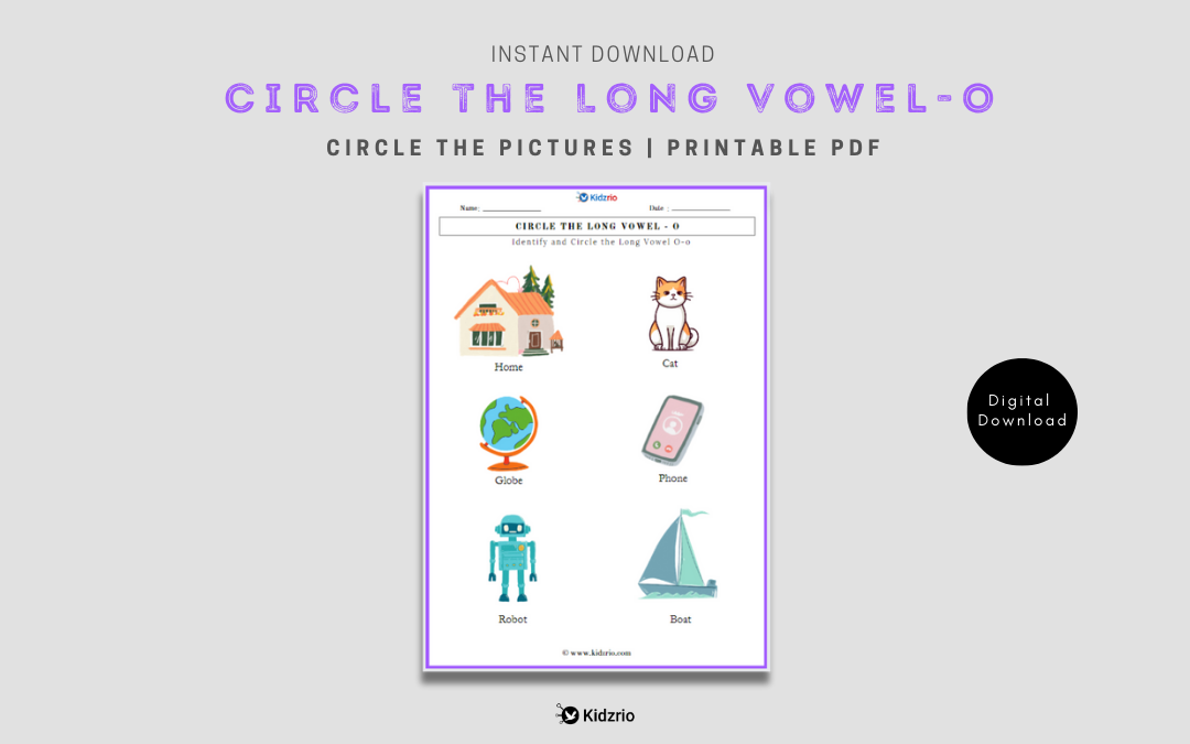 Circle the Long vowel O