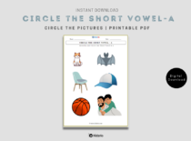 Circle the Short vowel A