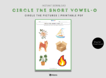 Circle the Short vowel O