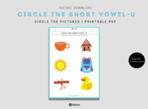 Circle the Short vowel U