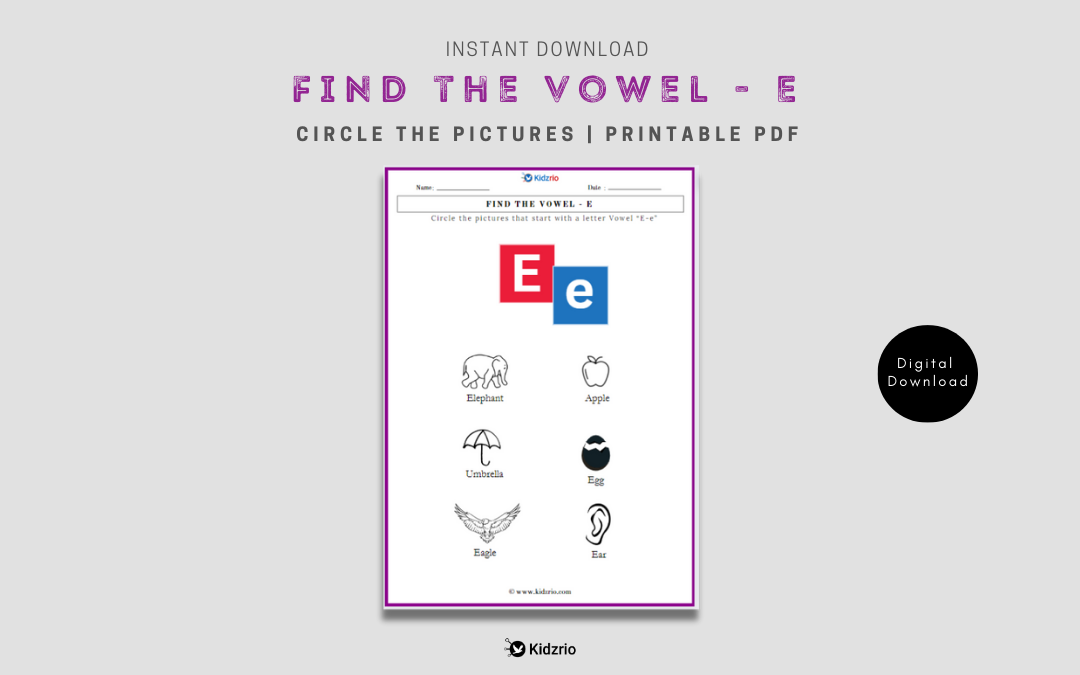 Find the vowel E