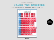 Learn the Numbers_ From Eleven to Twenty