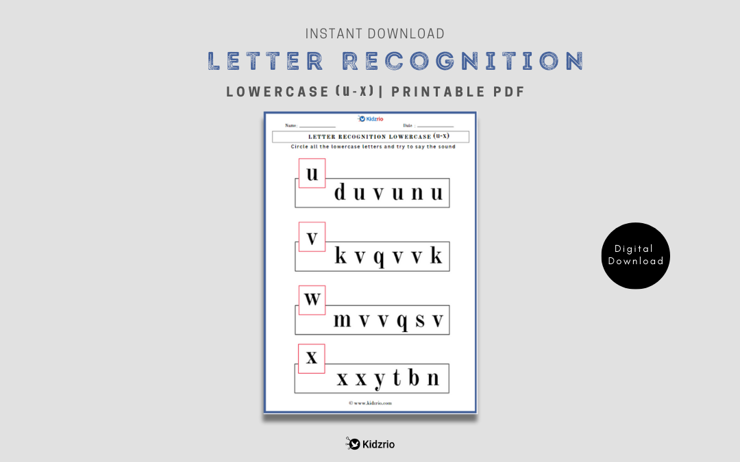 Letter Recognition Lowercase (u-x)