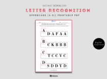 Letter Recognition Uppercase (A-D) Images