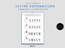 Letter Recognition Uppercase (I-L) Images