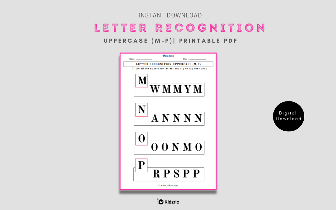 Letter Recognition Uppercase (M-P)