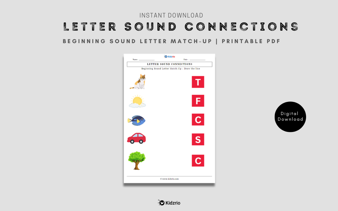 Letter Sound Connections: Beginning Sound Letter Match-Up