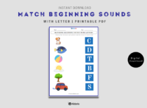 Matching Beginning Sounds with Letters
