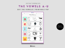The vowels A - U