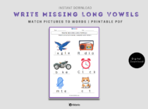 Write Missing Long Vowels