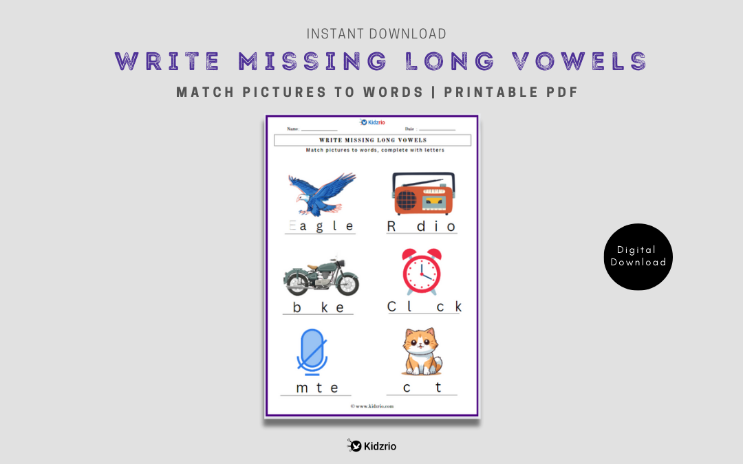 Write Missing Long Vowels