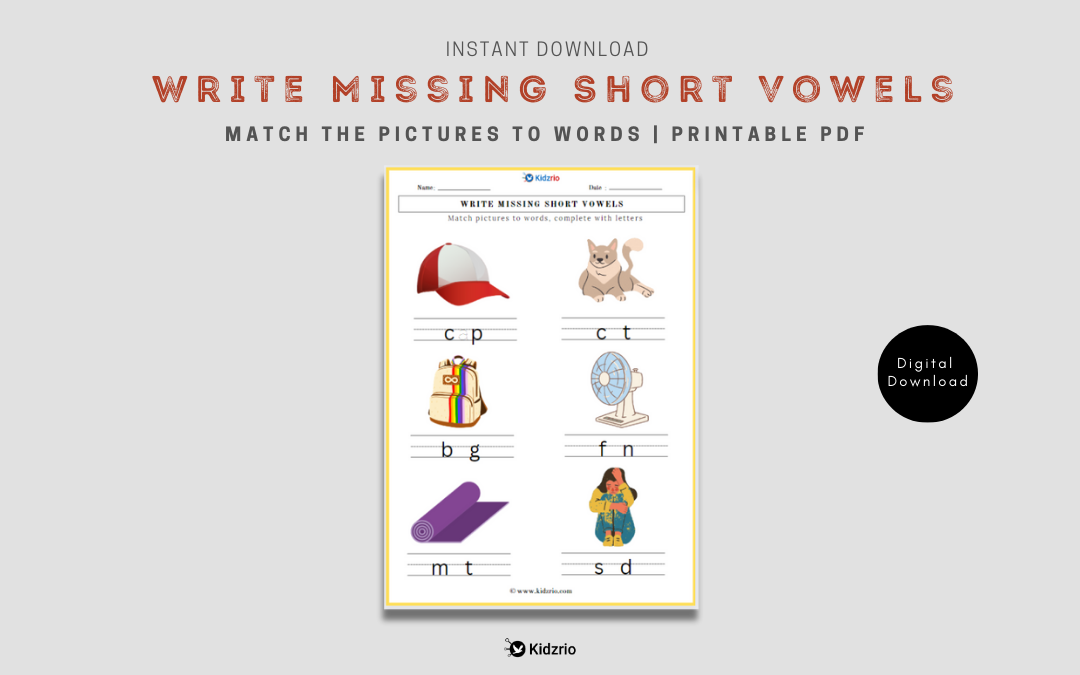Write Missing Short Vowels